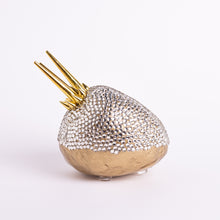 Indlæs billede til gallerivisning Ædelsten - Gylden Krystal<br>Mini<br>Skulptur<br>14x10x12 cm.