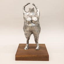 Load image into Gallery viewer, <font color="blue">Support Local Art</font><br>SHIELD<br>19x19x33 cm.<br><font color="#c0c0c0">Aluminum</font>