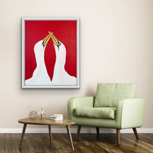 Indlæs billede til gallerivisning Guldsmed<br>Gold Edition<br>Originalt værk<br>Akryl på lærred<br>80 x 100 cm.