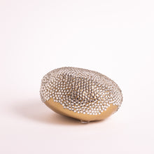 Indlæs billede til gallerivisning Ædelsten - Guld lamé og Diamanter<br>Skulptur<br>10.5x11x7 cm.