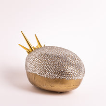 Indlæs billede til gallerivisning Ædelsten - Gylden Krystal<br>Stor<br>Skulptur<br>20x11,5x12,5 cm.