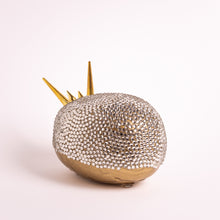 Indlæs billede til gallerivisning Ædelsten - Gylden Krystal<br>Lille<br>Skulptur<br>17x8,5x10 cm.