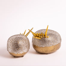 Indlæs billede til gallerivisning Ædelsten - Gylden Krystal<br>Sæt af stor og lille<br>Skulptur