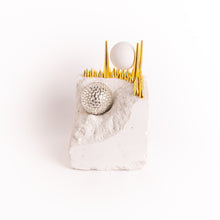 Indlæs billede til gallerivisning Savanne - Måneformørkelse - Trommer & Dans<br>Skulptur<br>10x10x15.5 cm.