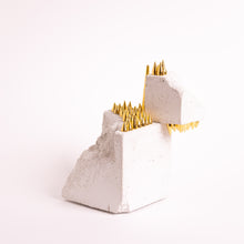 Indlæs billede til gallerivisning Savanne - Solnegang bag Steppe<br>Skulptur<br>8x8x14,5 cm.