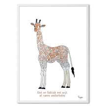 Indlæs billede til gallerivisning Giraffen Gabi<br>Flere varianter<br><i>Med</i> og <i>uden</i> ord