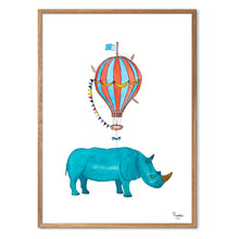 Indlæs billede til gallerivisning Næsehornet Nabiha<br>Flere varianter<br><i>Med</i> og <i>uden</i> ord