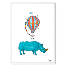 Indlæs billede til gallerivisning Næsehornet Nabiha<br>Flere varianter<br><i>Med</i> og <i>uden</i> ord