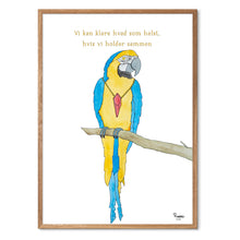 Indlæs billede til gallerivisning Papegøjen Peppeline<br>Flere varianter<br><i>Med</i> og <i>uden</i> ord