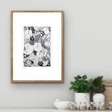 Indlæs billede til gallerivisning Søskende - Peace Edition<br>50 x 70 cm<br>Originalt værk