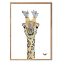 Indlæs billede til gallerivisning Frøken Halsbrand<br>Flere varianter<br>Nummereret kunst-print