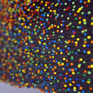 For Every Needle in My Soul<br>Rainbow Edition<br>Originalt værk<br>Mixed media<br>40 x 50 cm<br>(2025)