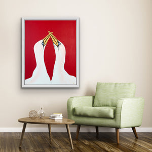 Guldsmed<br>Gold Edition<br>Originalt værk<br>Akryl på lærred<br>80 x 100 cm.