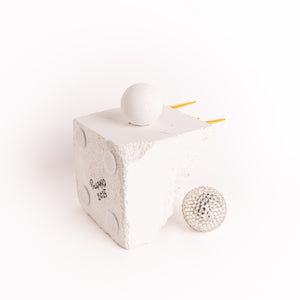 Savanne - Måneformørkelse - Trommer & Dans<br>Skulptur<br>10x10x15.5 cm.