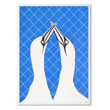 Indlæs billede til gallerivisning &lt;i&gt;Flere varianter på lager&lt;/i&gt;&lt;br&gt;Gannets in Love&lt;br&gt;Originalt værk&lt;br&gt;Akvarel&lt;br&gt;50 x 70 cm&lt;br&gt;&lt;font color=&quot;blue&quot;&gt;Kan kun købes på Færøerne&lt;/font&gt;
