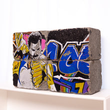 Indlæs billede til gallerivisning Freddie&lt;br&gt;41 x 27 x 27 cm.&lt;br&gt;Akryl på beton

