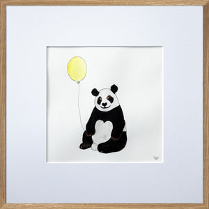 Den omsorgsfulde<br>50 x 50 cm.<br>Originalt værk