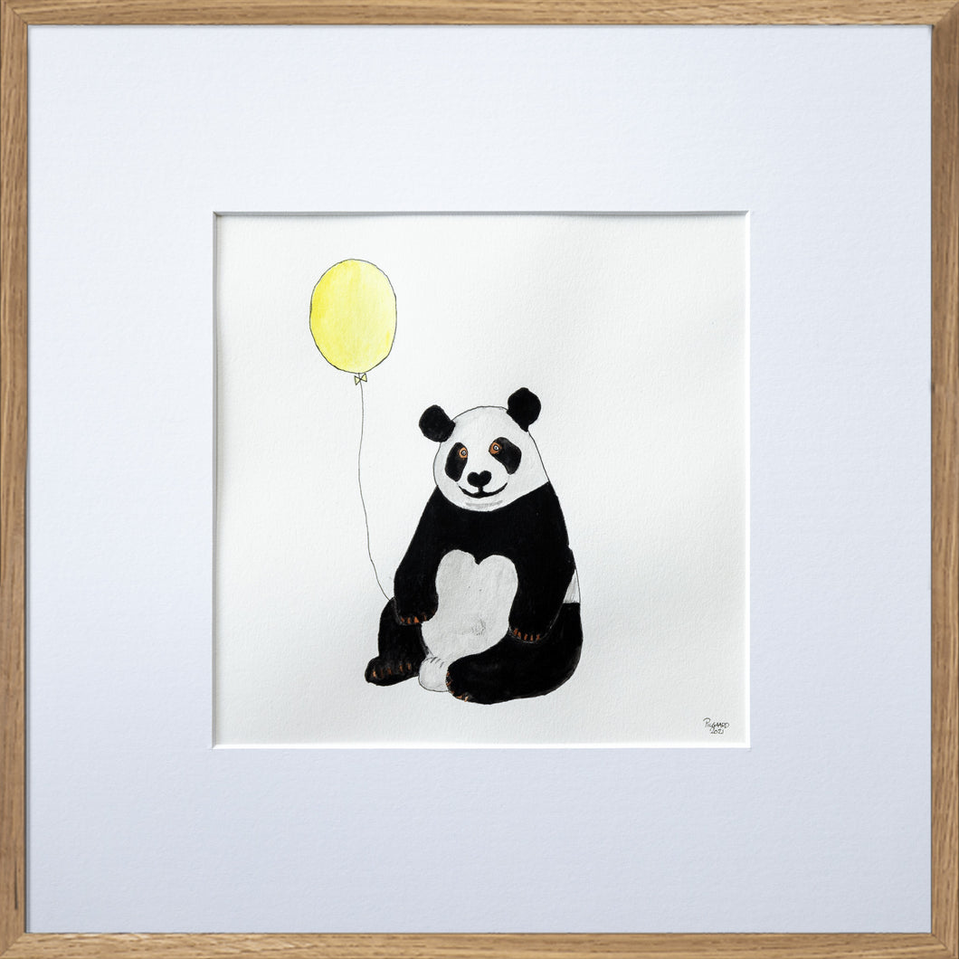 Den omsorgsfulde<br>50 x 50 cm.<br>Originalt værk