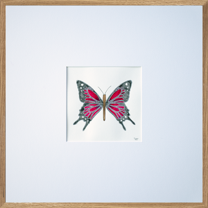 Forår i mit hjerte - Midnat<br>50 x 50 cm.
