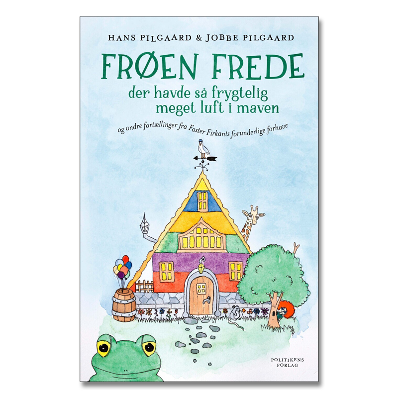 Frøen Frede der havde så frygtelig meget luft i maven<br>Signeret<br><font color=