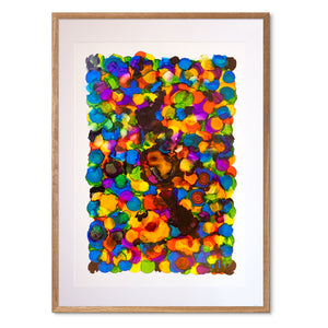 Galaxies<br>Nattesejl<br>70 x 100 cm.<br>Originalt værk<br><font color="blue">Kan kun købes på Færøerne</font>