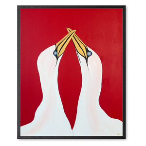 Guldsmed<br>Gold Edition<br>Originalt værk<br>Akryl på lærred<br>80 x 100 cm.
