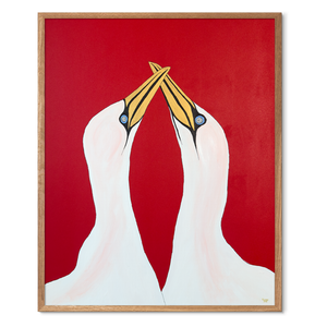 Guldsmed<br>Gold Edition<br>Originalt værk<br>Akryl på lærred<br>80 x 100 cm.