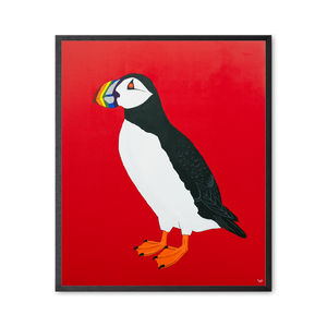 Drømmeren<br>Rainbow Edition<br>Originalt værk<br>Akryl på lærred<br>100 x 120 cm<br>(2025)