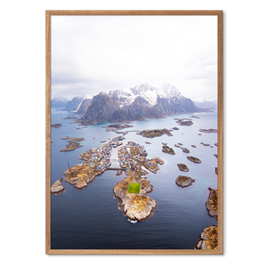 Henningsvær<br>50x70 cm.