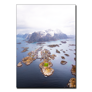 Henningsvær<br>50x70 cm.