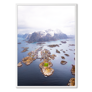 Henningsvær<br>50x70 cm.