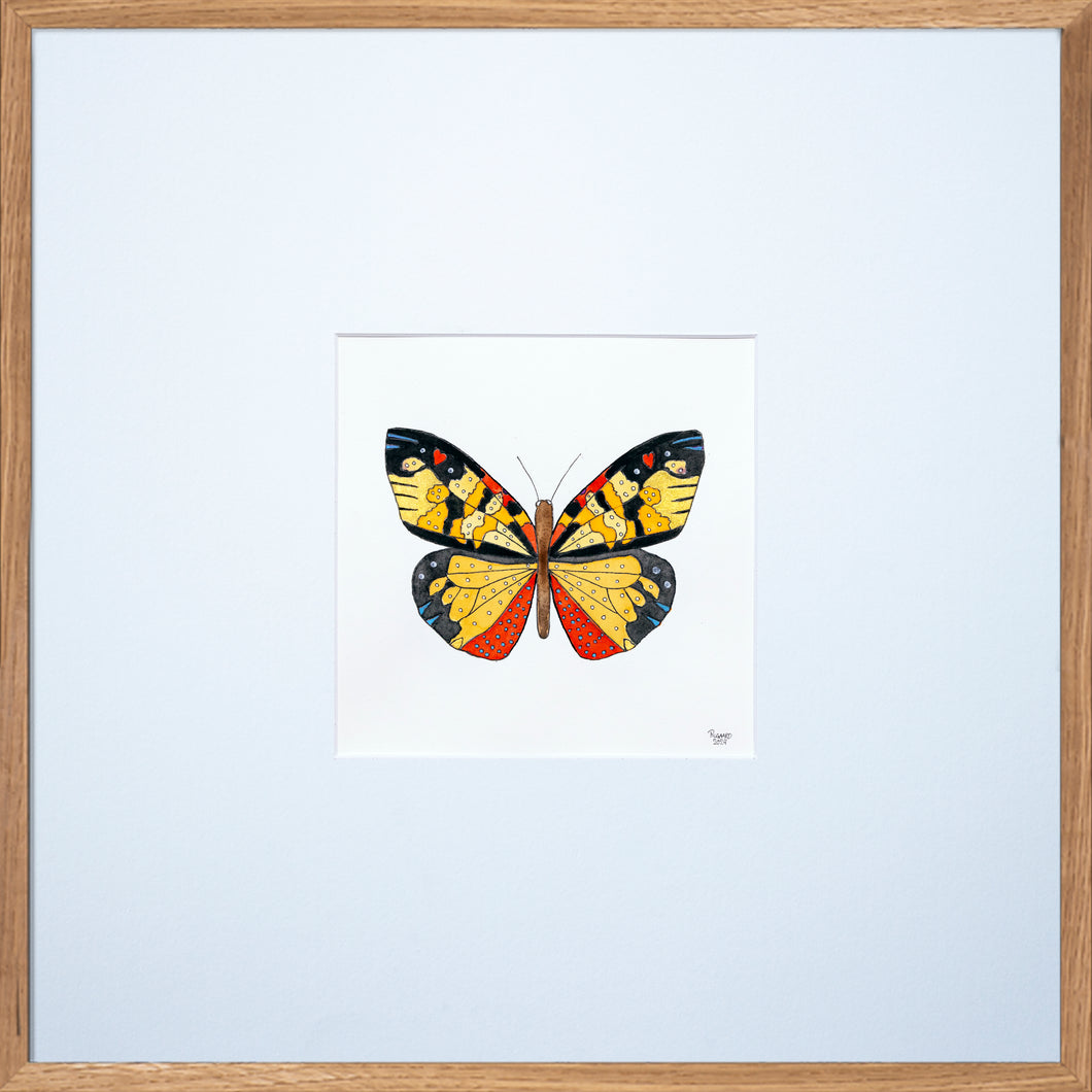 Forår i mit hjerte - Himmeldrøm<br>50 x 50 cm.