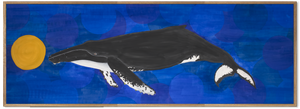 Pukkelhval<br>310 x 113 cm.<br>Originalt værk