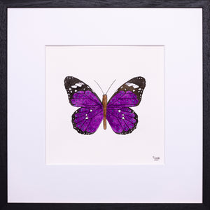 Forår i mit hjerte - Lilla Lilje<br>30 x 30 cm.