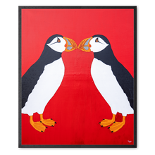 Indlæs billede til gallerivisning Aske &amp; Pot&lt;br&gt;Rainbow Edition&lt;br&gt;Originalt værk&lt;br&gt;Akryl på lærred&lt;br&gt;80 x 100 cm.&lt;br&gt;(2024)

