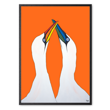Indlæs billede til gallerivisning Love Birds&lt;br&gt;Rainbow Edition&lt;br&gt;Flere varianter&lt;br&gt;Nummereret kunst-print&lt;br&gt;(2024)

