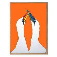 Indlæs billede til gallerivisning Love Birds&lt;br&gt;Rainbow Edition&lt;br&gt;Flere varianter&lt;br&gt;Nummereret kunst-print&lt;br&gt;(2024)
