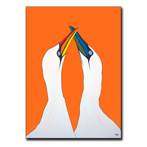 Love Birds<br>Rainbow Edition<br>Flere varianter<br>Nummereret kunst-print<br>(2024)