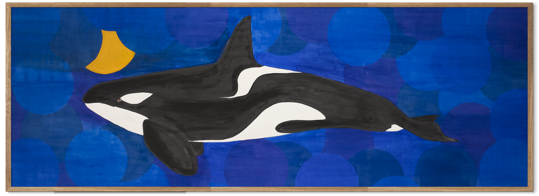 Spækhugger<br>310 x 113 cm.<br>Originalt værk