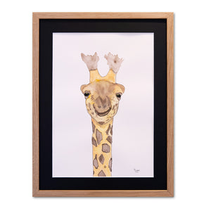 Frøken Halsbrand<br>30x40 cm.<br>Originalt værk
