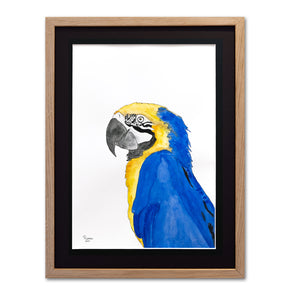 The Talker<br>30x40 cm.<br>Originalt værk