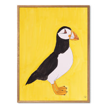 Indlæs billede til gallerivisning Puffin Loving&lt;br&gt;30x40 cm.&lt;br&gt;Akvarel&lt;br&gt;5 forskellige farver tilbage&lt;br&gt;Originalt værk
