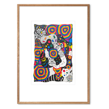 Indlæs billede til gallerivisning Søskende - Love Edition&lt;br&gt;50 x 70 cm&lt;br&gt;Originalt værk
