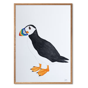Elskeren<br>Rainbow Edition<br>50x70 cm.<br>Originalt værk<br>(2022)