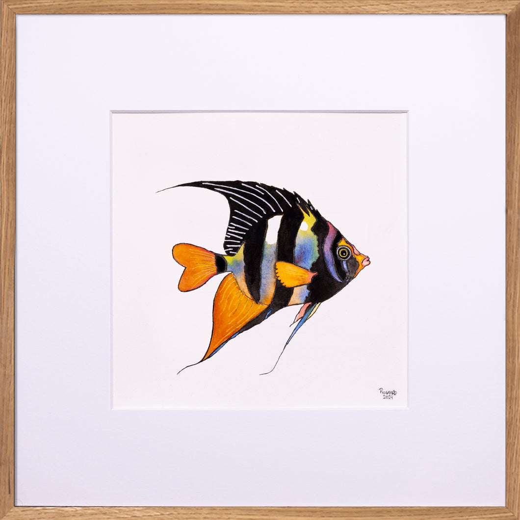 Torne & Roser - Højre<br>30 x 30 cm.<br>Originalt værk