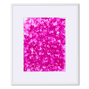 Kosmos i Flor - Pink Dreams<br>73x86 cm.<br>Originalt værk