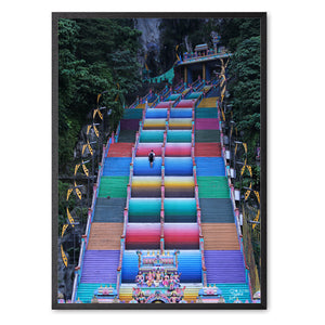 Rainbow Stairway<br><font color="#F4C430">Special Edition</font><br>Signeret