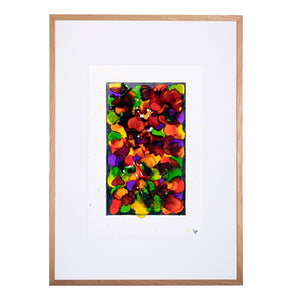 Galaxy<br>Earthshine<br>50 x 70 cm.<br>Originalt værk