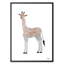 Indlæs billede til gallerivisning Giraffen Gabi&lt;br&gt;Flere varianter&lt;br&gt;&lt;i&gt;Med&lt;/i&gt; og &lt;i&gt;uden&lt;/i&gt; ord

