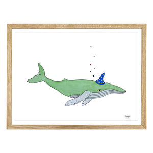 Tryllekunstneren<br>30 x 40 cm.<br>Originalt værk